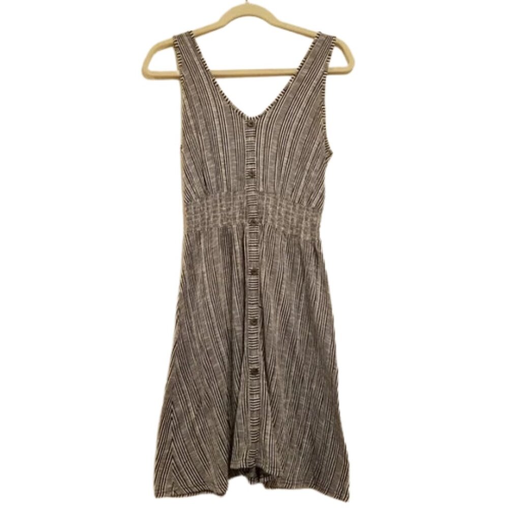 Vertical Striped Dress | Fall Dresses | Fall Layers | Black And White | Buttons